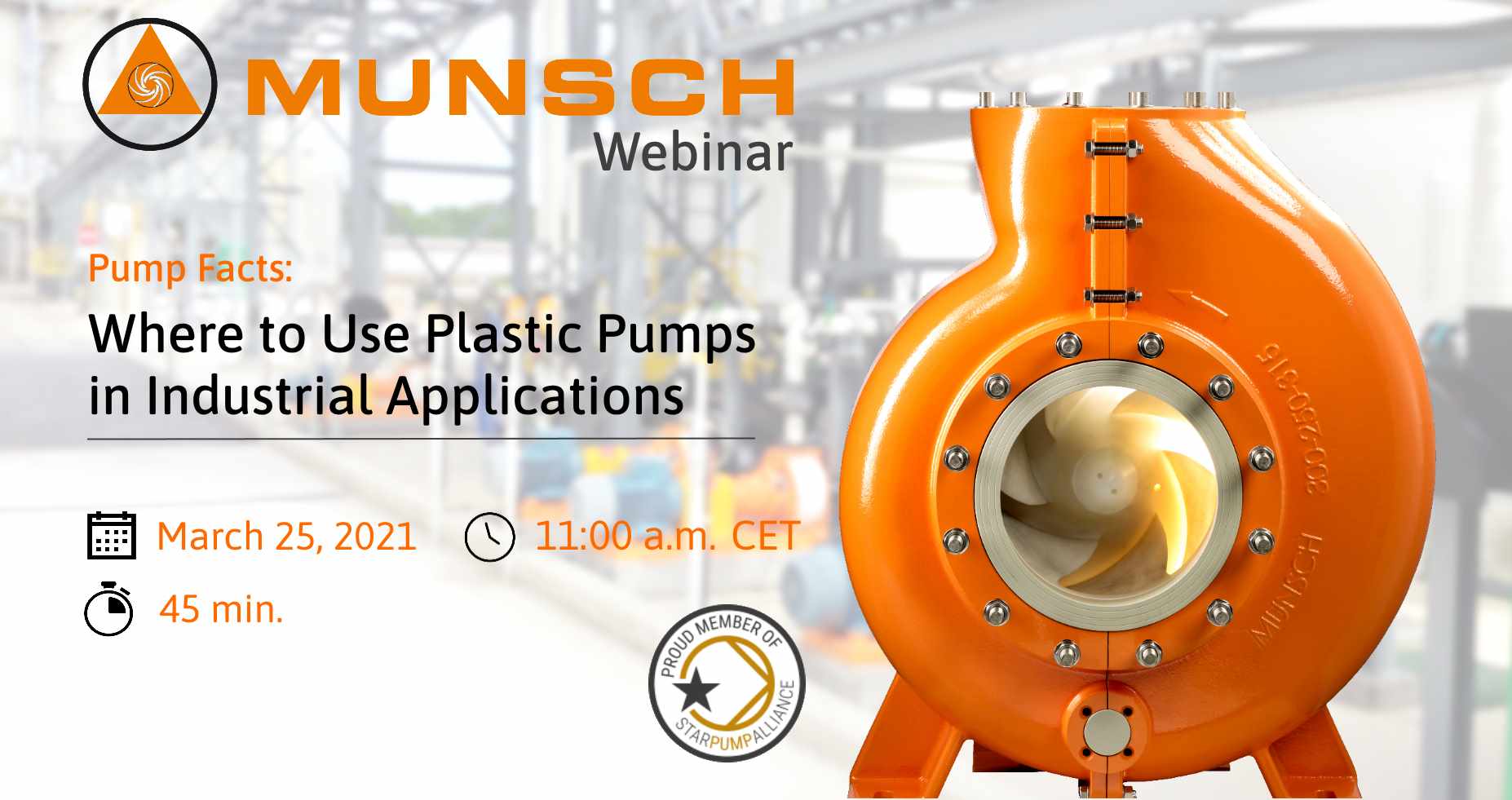 Munsch Pump Webinar: WHERE TO USE PLASTIC PUMPS IN INDUSTRIAL APPLICATIONS  1 - BOWI Pumps & Levels bvba
